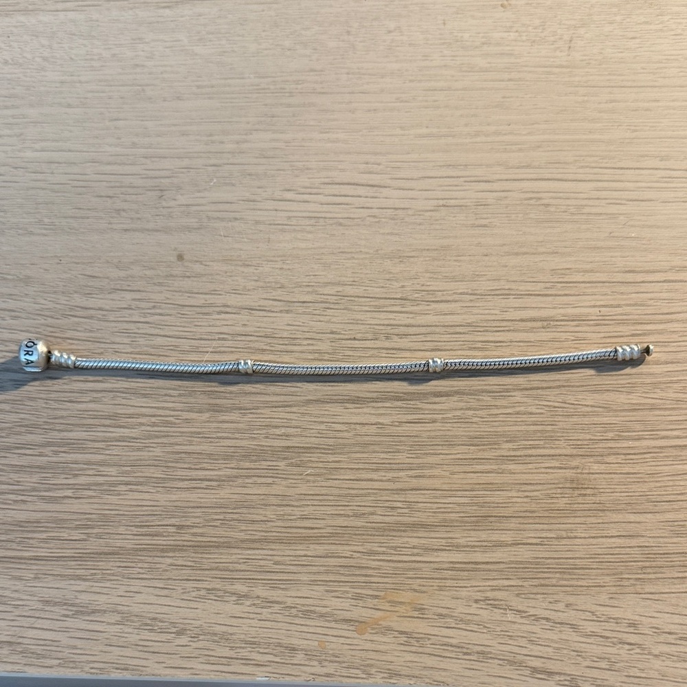 Silver pandora bracelet